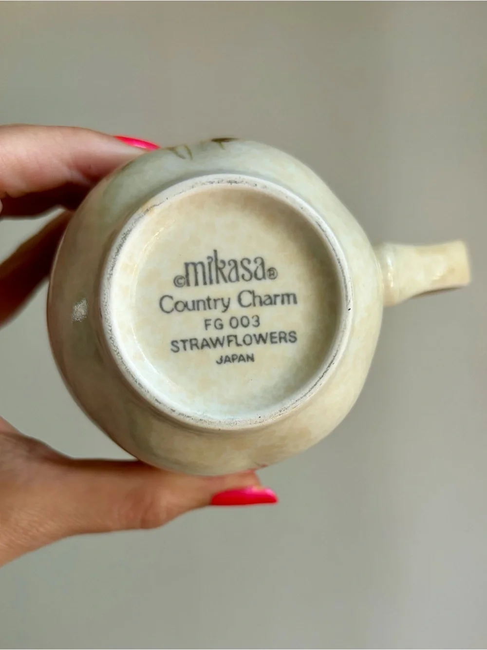 VTG Mikasa Floral Mug Set
